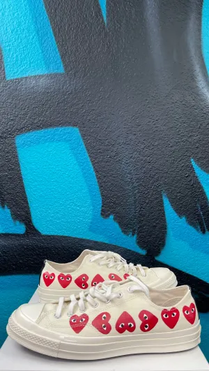 Comme des Garçons Play x Chuck 70 Low Top 'Multi Heart'