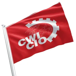 Committee for a Workers International CWI CIO Flag Banner