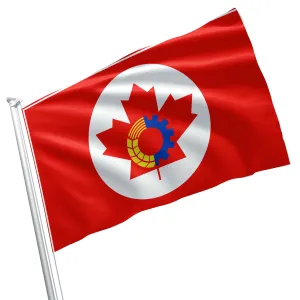 Communist Party Canada Flag Banner