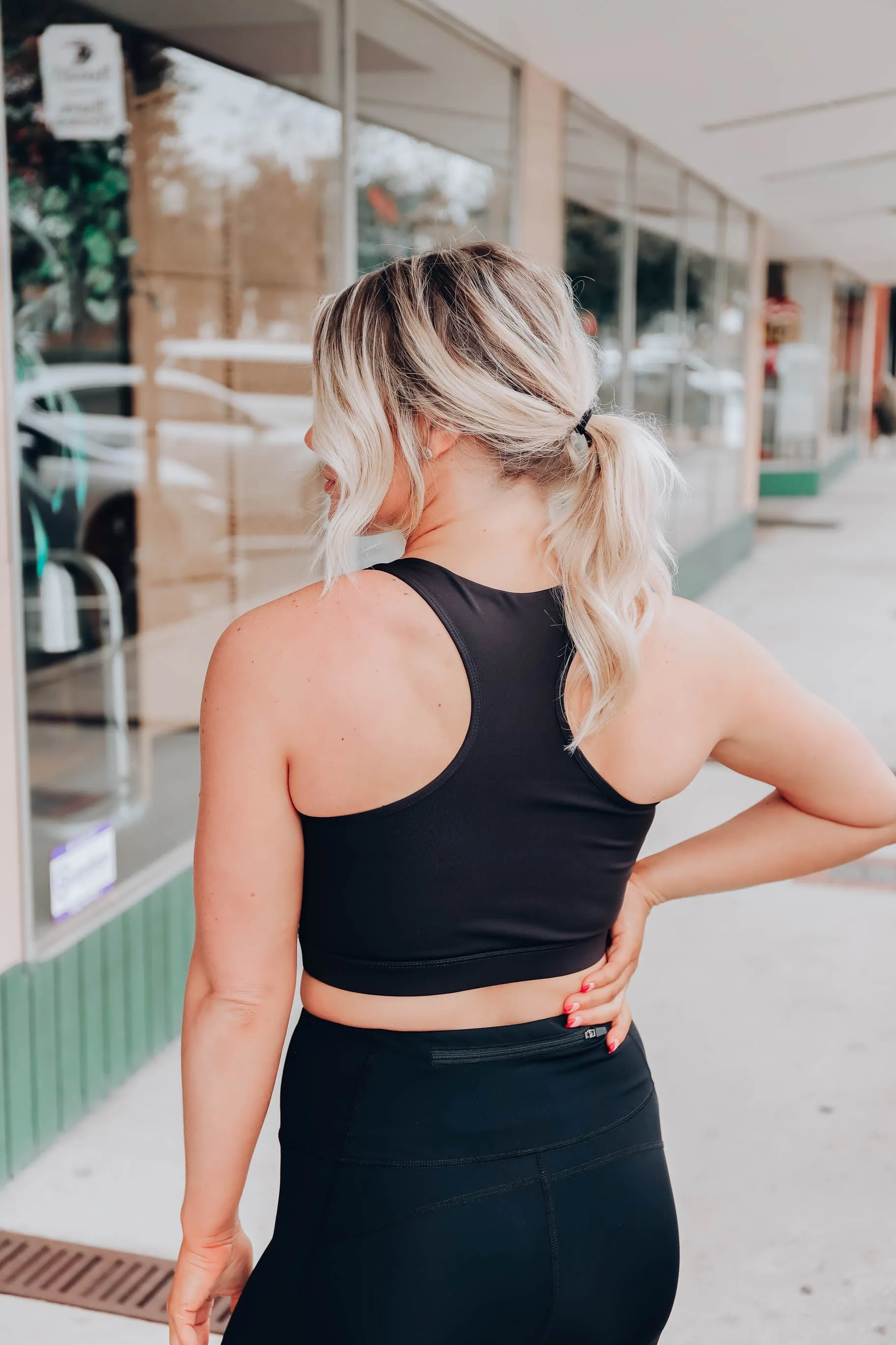 Conditioning Comfort Sports Bra - Black