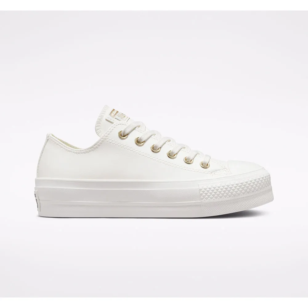 Converse Womens Synthetic Leather Lift Low Top