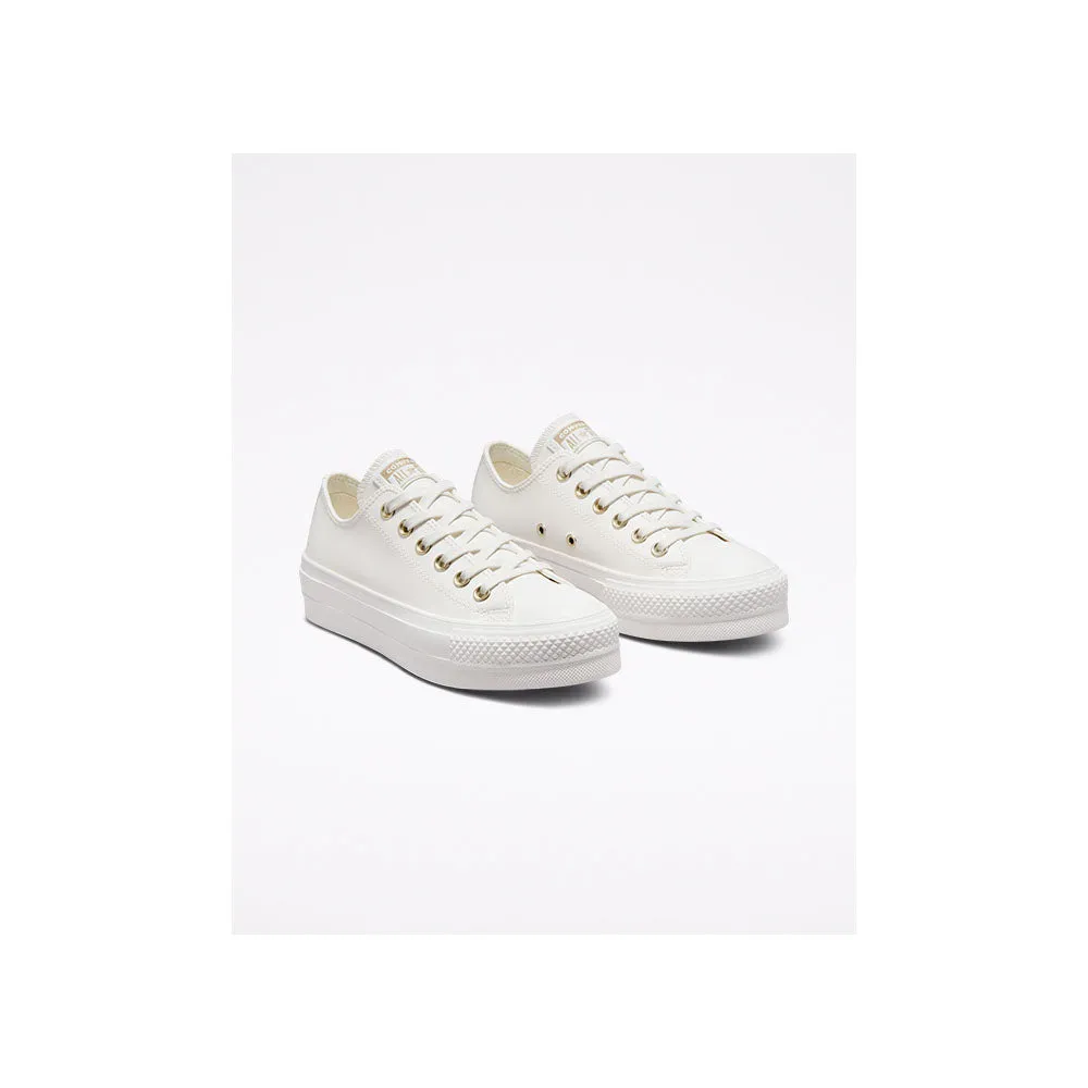 Converse Womens Synthetic Leather Lift Low Top