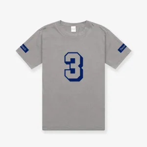 Court Capital #3 T-Shirt - Faded Steel