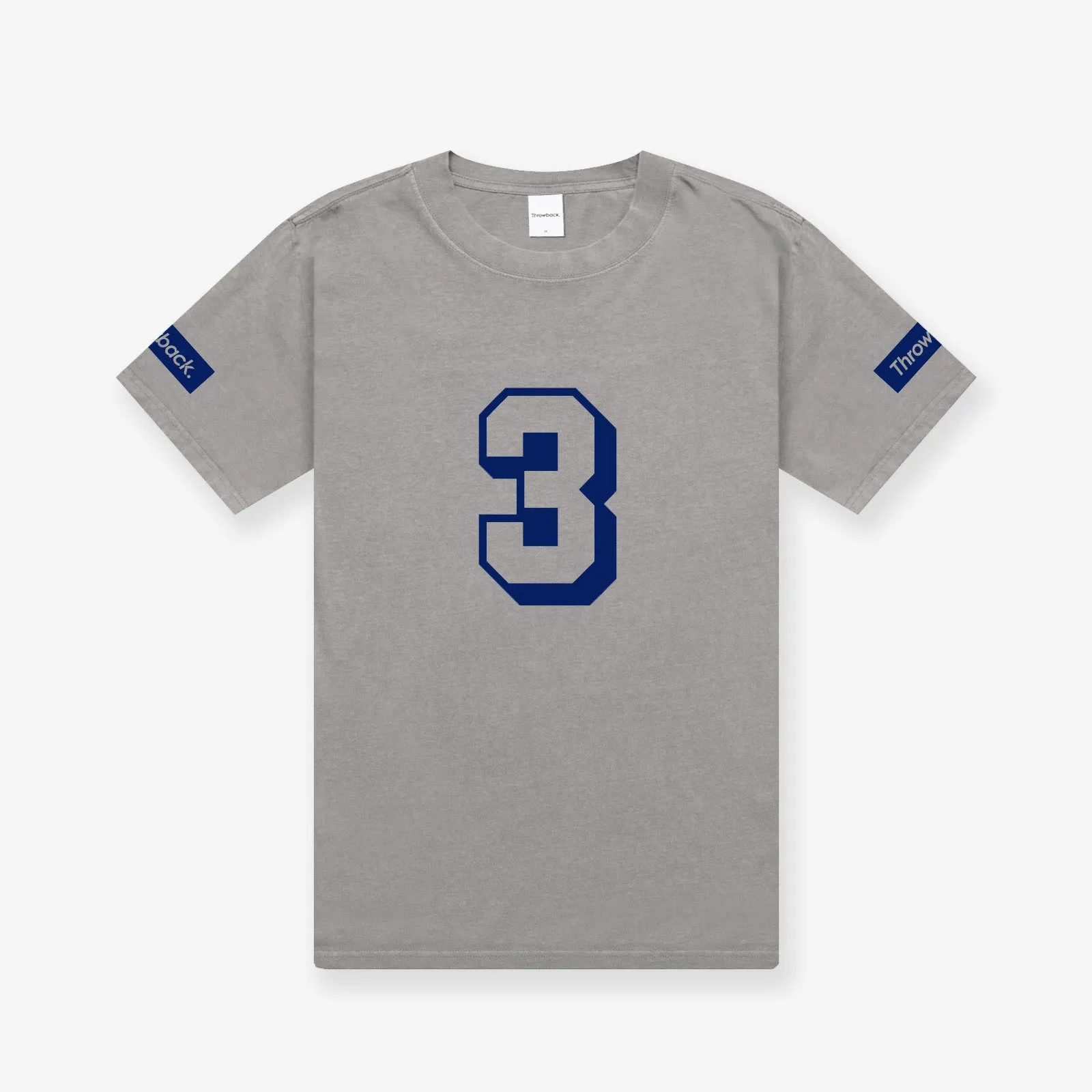Court Capital #3 T-Shirt - Faded Steel