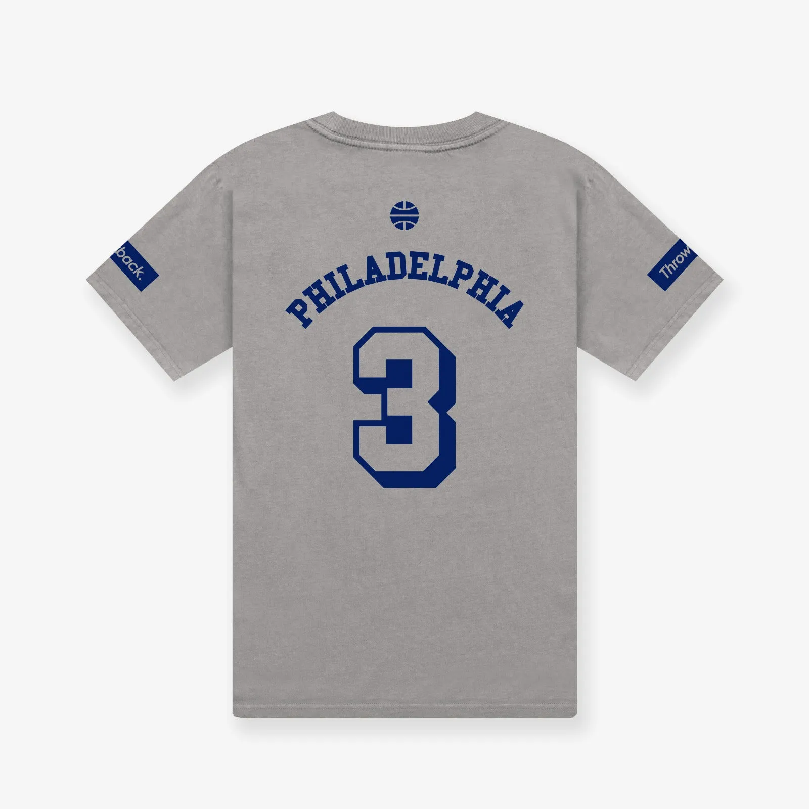 Court Capital #3 T-Shirt - Faded Steel
