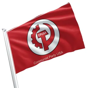 CPUSA Communist Party USA Flag Banner
