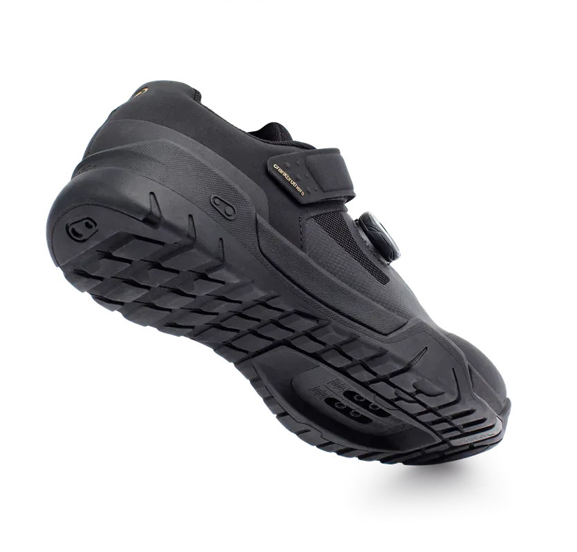 Crankbrothers Shoes Mallet E Boa Black / Gold - Black outsole