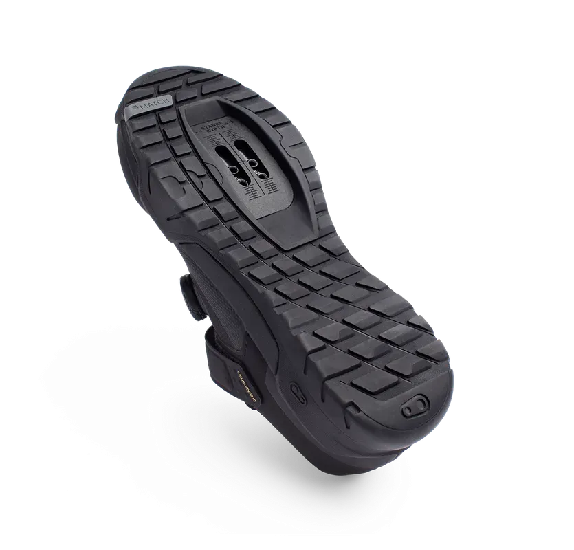 Crankbrothers Shoes Mallet E Boa Black / Gold - Black outsole