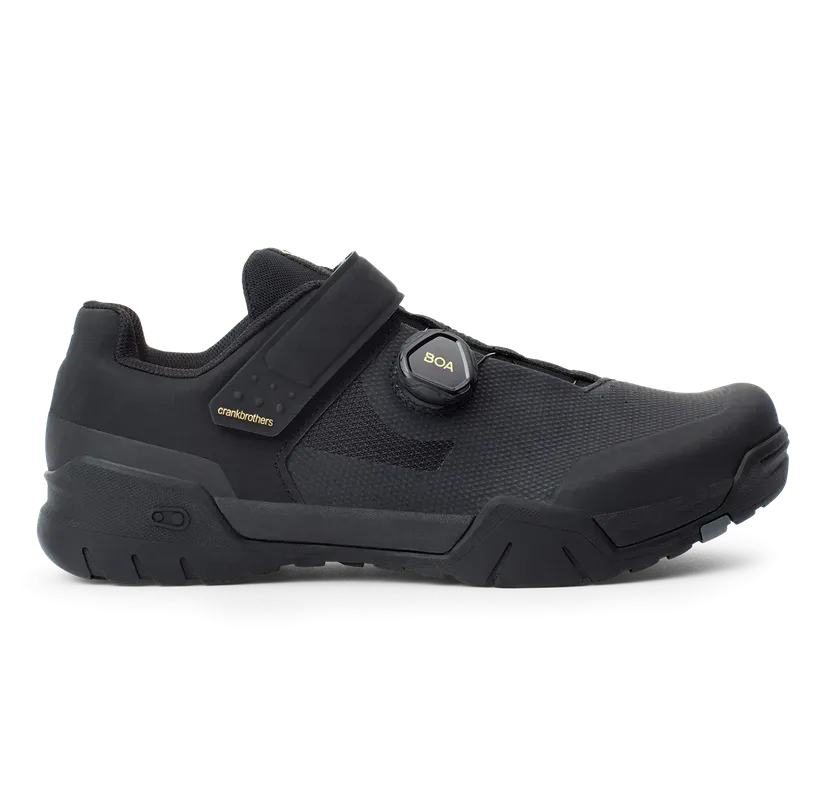 Crankbrothers Shoes Mallet E Boa Black / Gold - Black outsole
