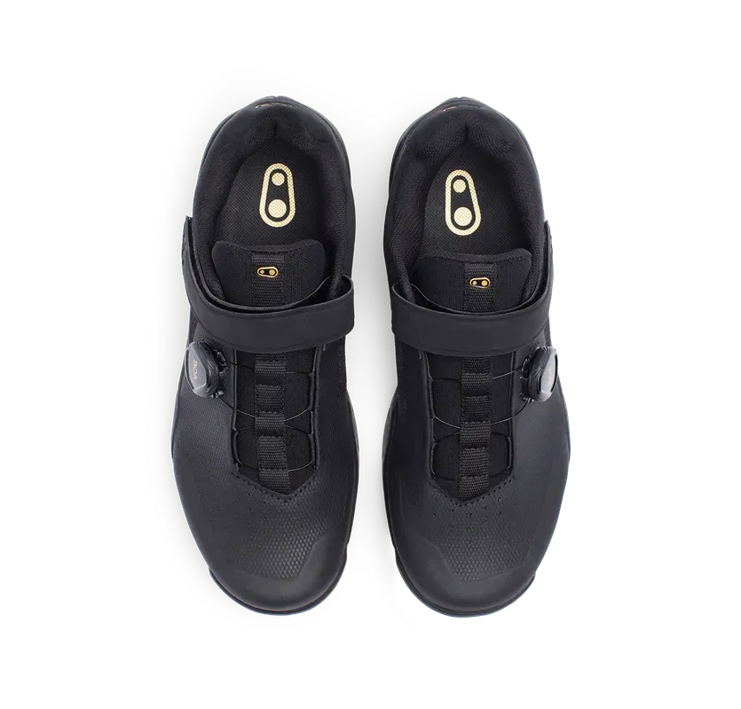 Crankbrothers Shoes Mallet E Boa Black / Gold - Black outsole