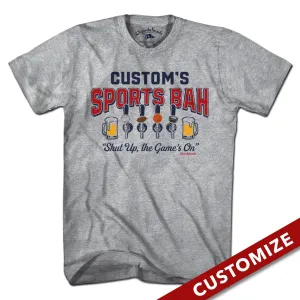 Custom Name's Sports Bah T-Shirt