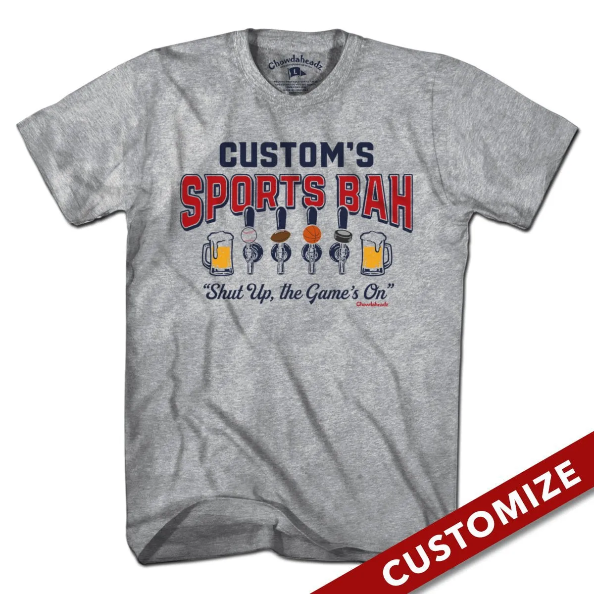 Custom Name's Sports Bah T-Shirt