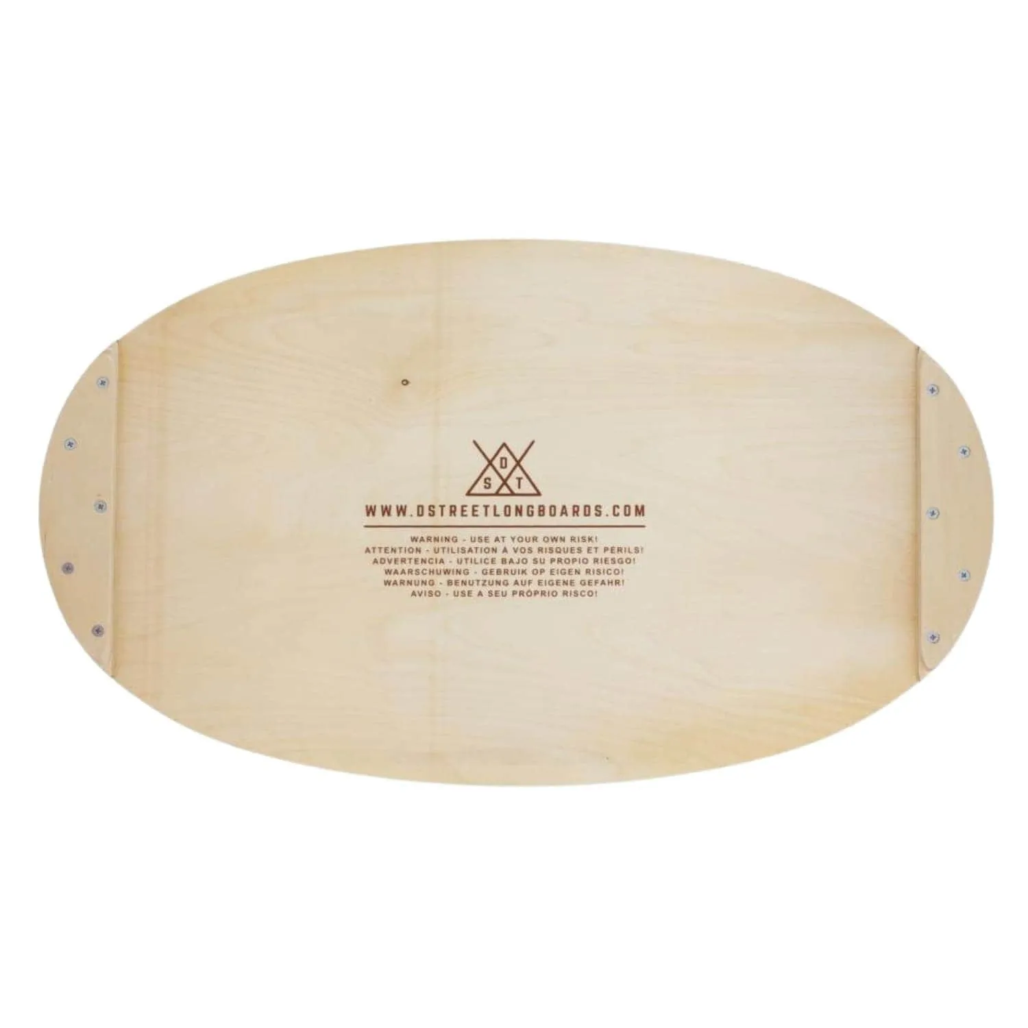 D-Street Mandala Balance Board Woodgrain 30in