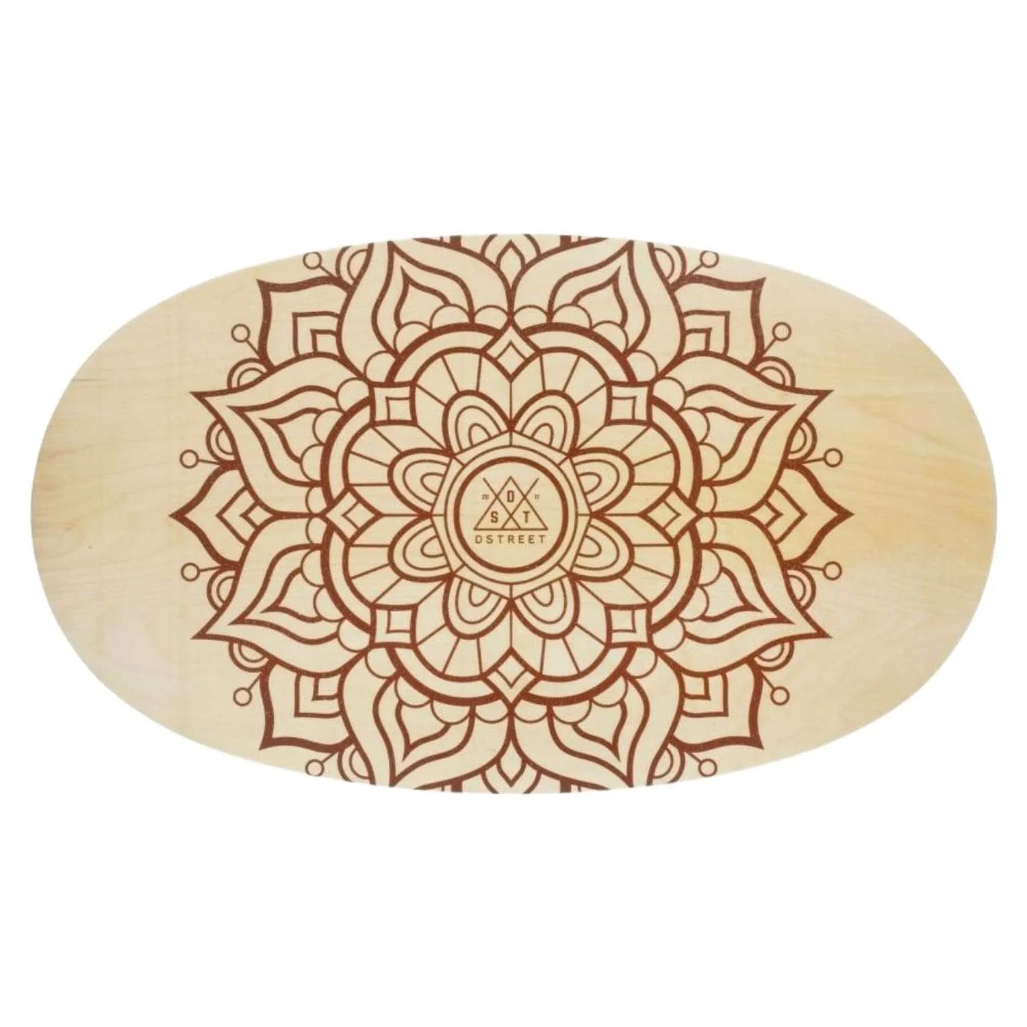 D-Street Mandala Balance Board Woodgrain 30in