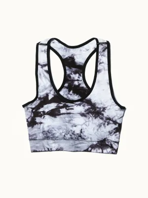 Dani Tie-Dye Bra in Black