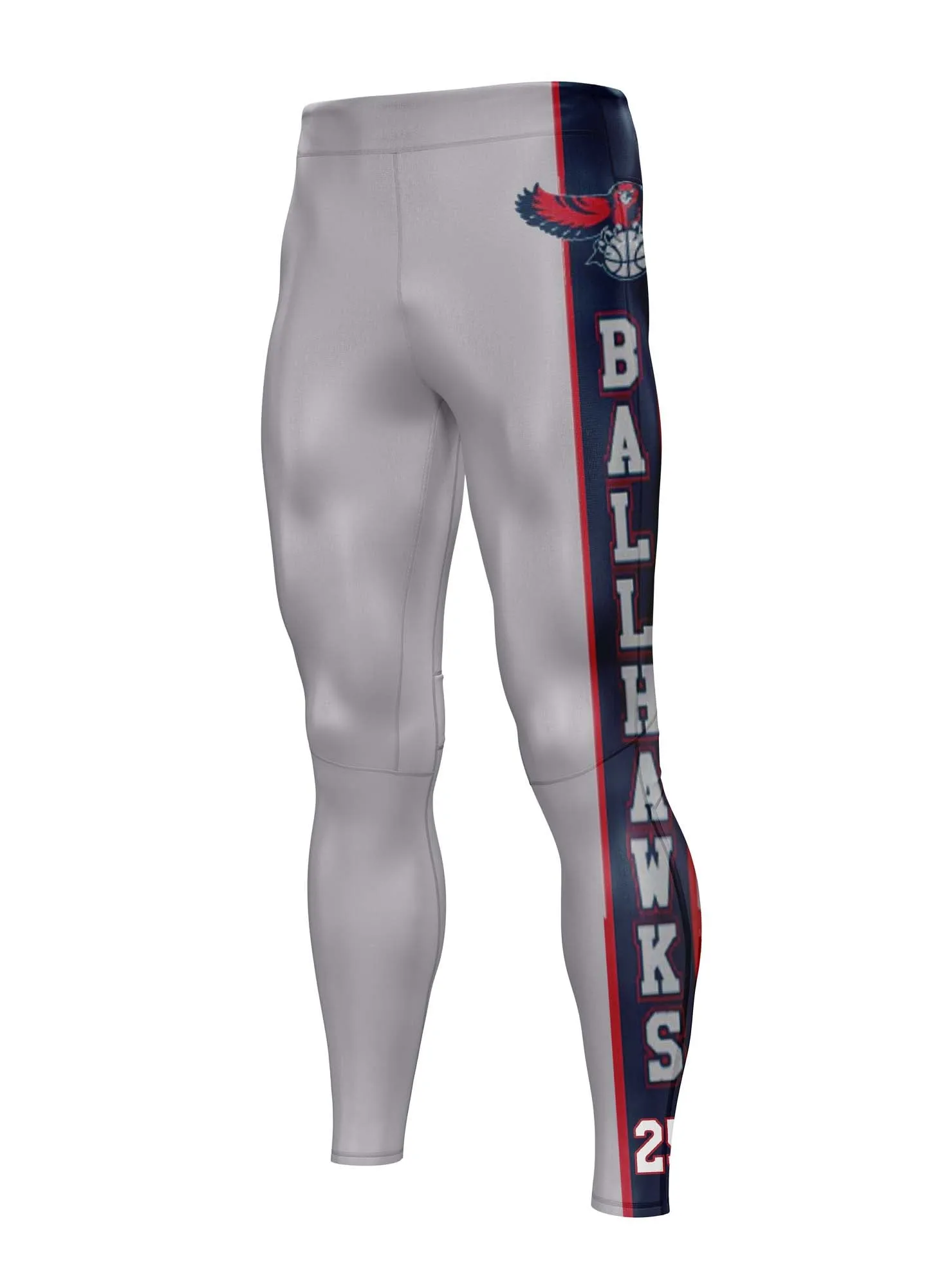 DAVINCI BALLHAWKS BASKETBALL Sublimated Mens Tights
