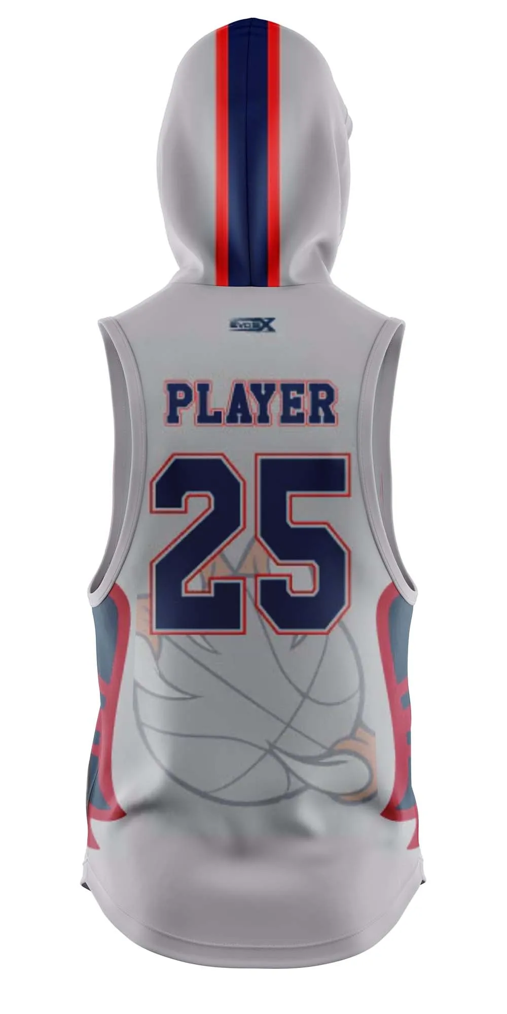 DAVINCI BALLHAWKS BASKETBALL Sublimated Sleeveless T-Shirt Hoodie