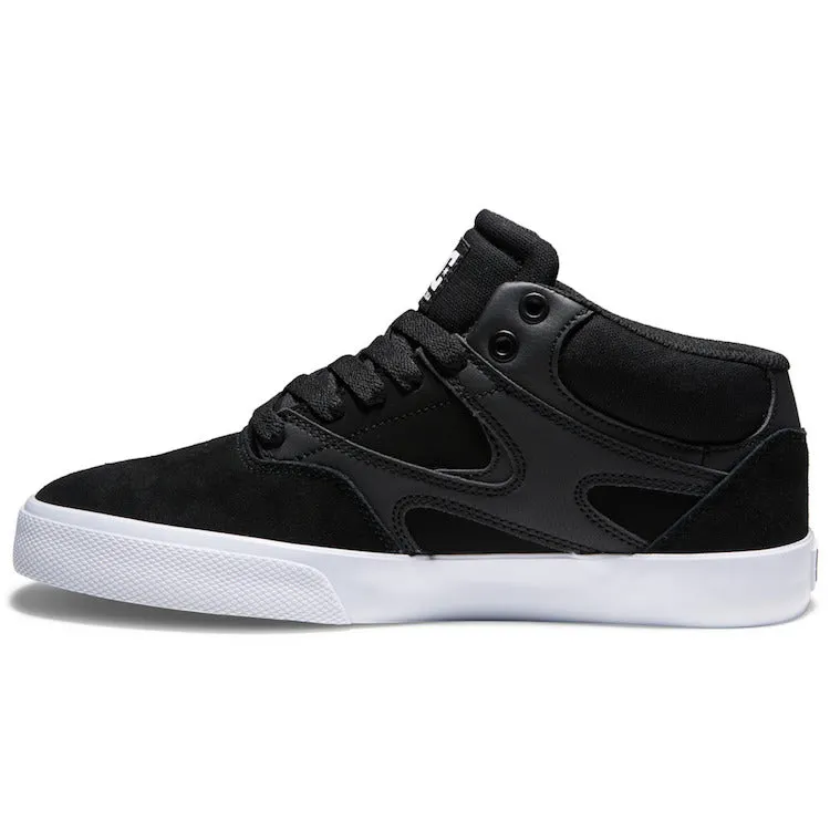 DCSHOECO Kalis Vulc Mid Black/Black/White Shoes