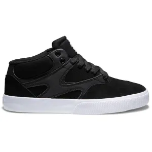 DCSHOECO Kalis Vulc Mid Black/Black/White Shoes