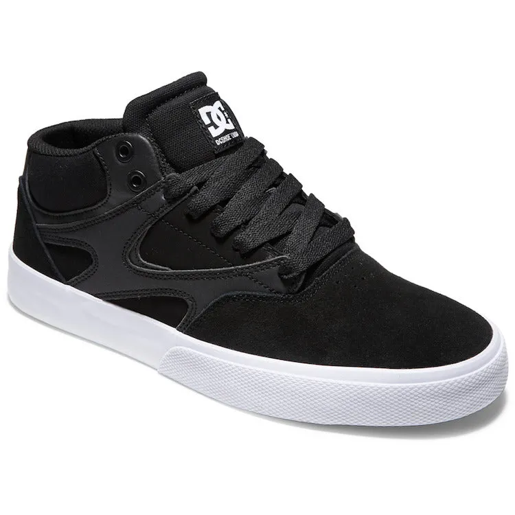 DCSHOECO Kalis Vulc Mid Black/Black/White Shoes