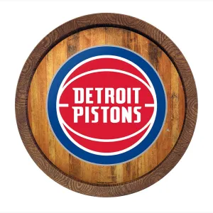 Detroit Pistons: "Faux" Barrel Top Sign