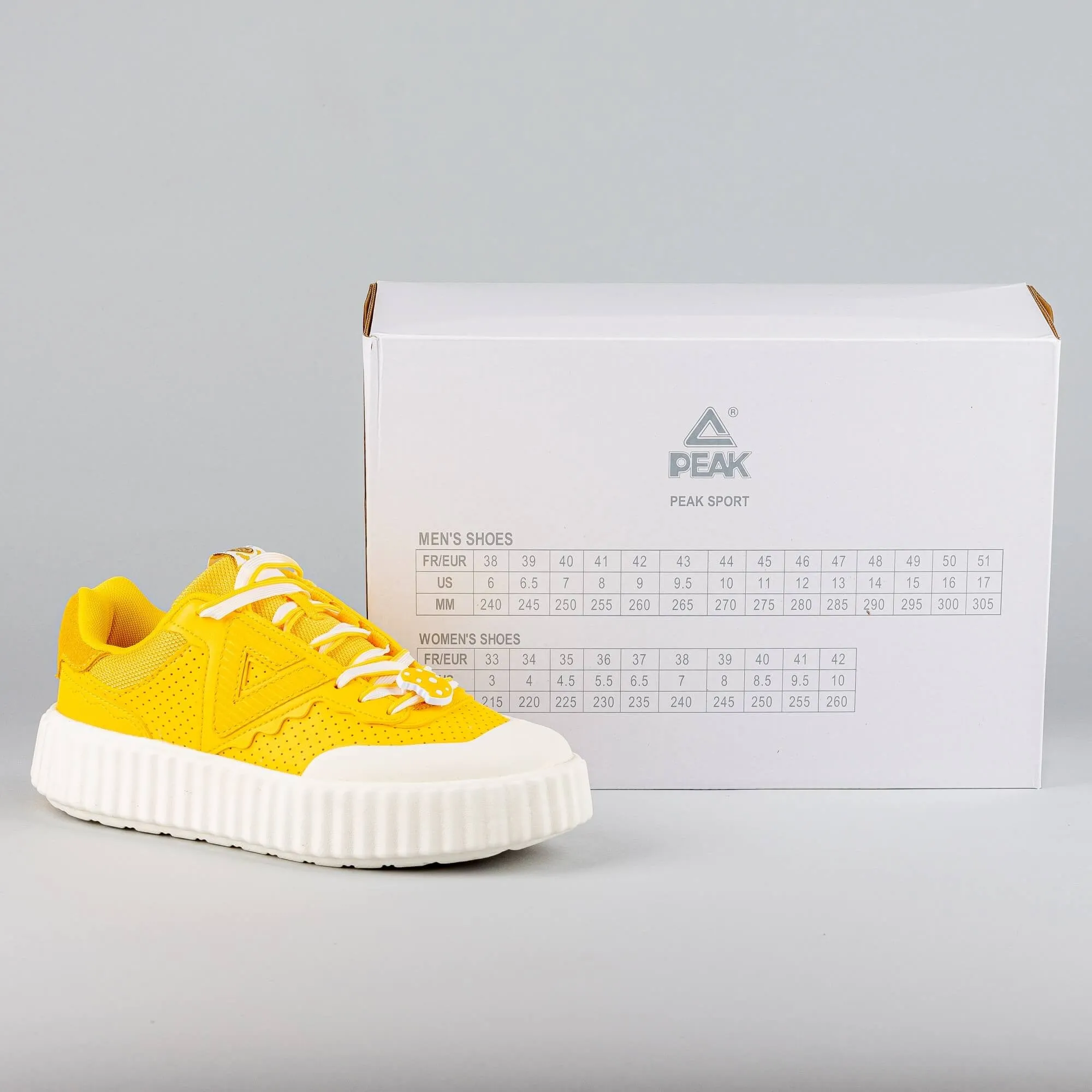 Dámske tenisky Peak Fashion Shoes Cookie Ultralight Mustard Yellow