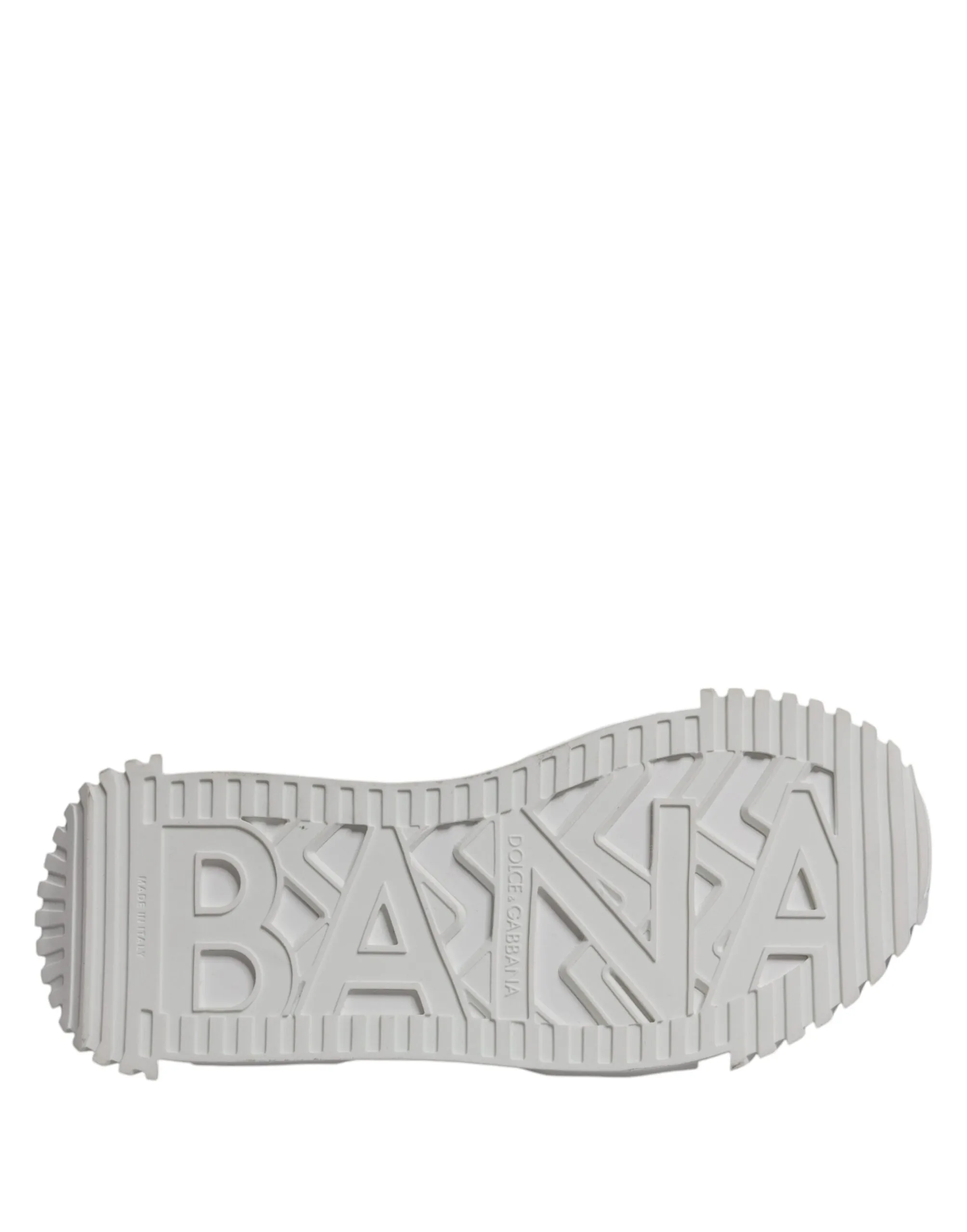 Dolce & Gabbana White Leather Low Top NS1 Sneakers Shoes