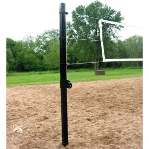 Douglas® VBS-3.5 SQ Outdoor Power Volleyball System, 3.5″ SQ Steel, Black