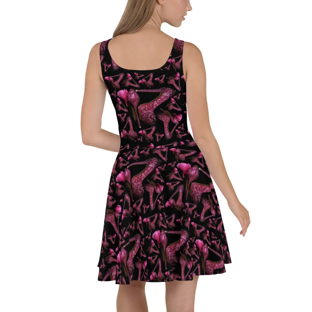 Dress Einy 'Pink crystals shoes'