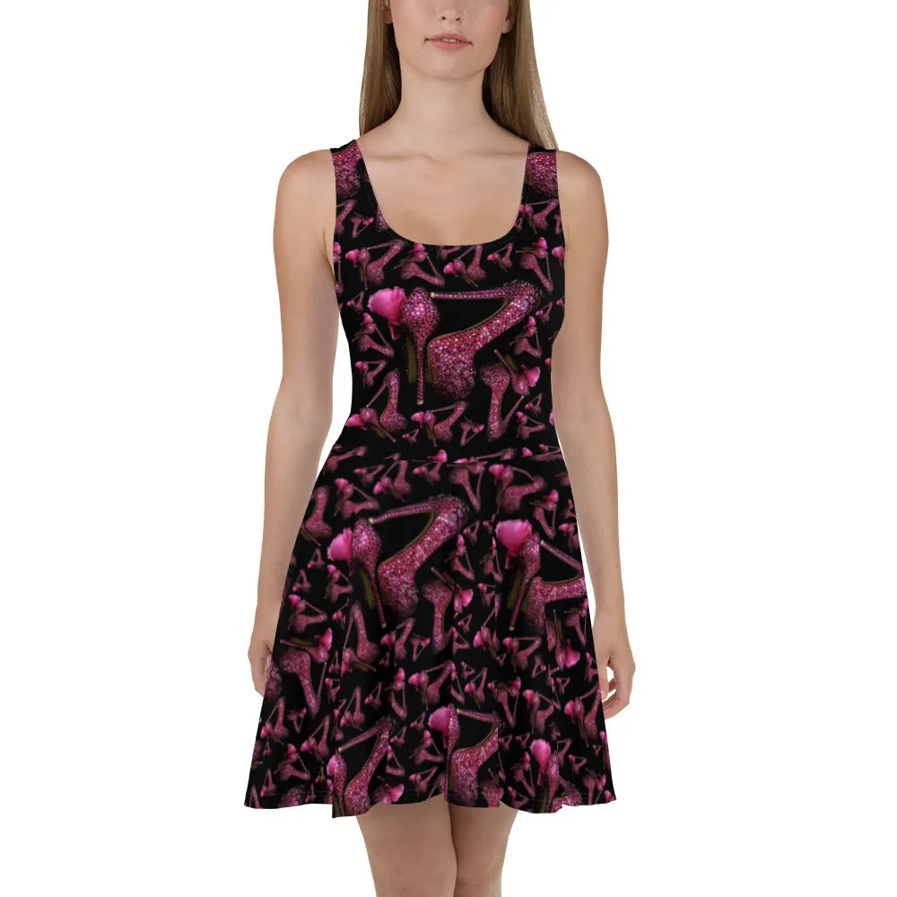 Dress Einy 'Pink crystals shoes'