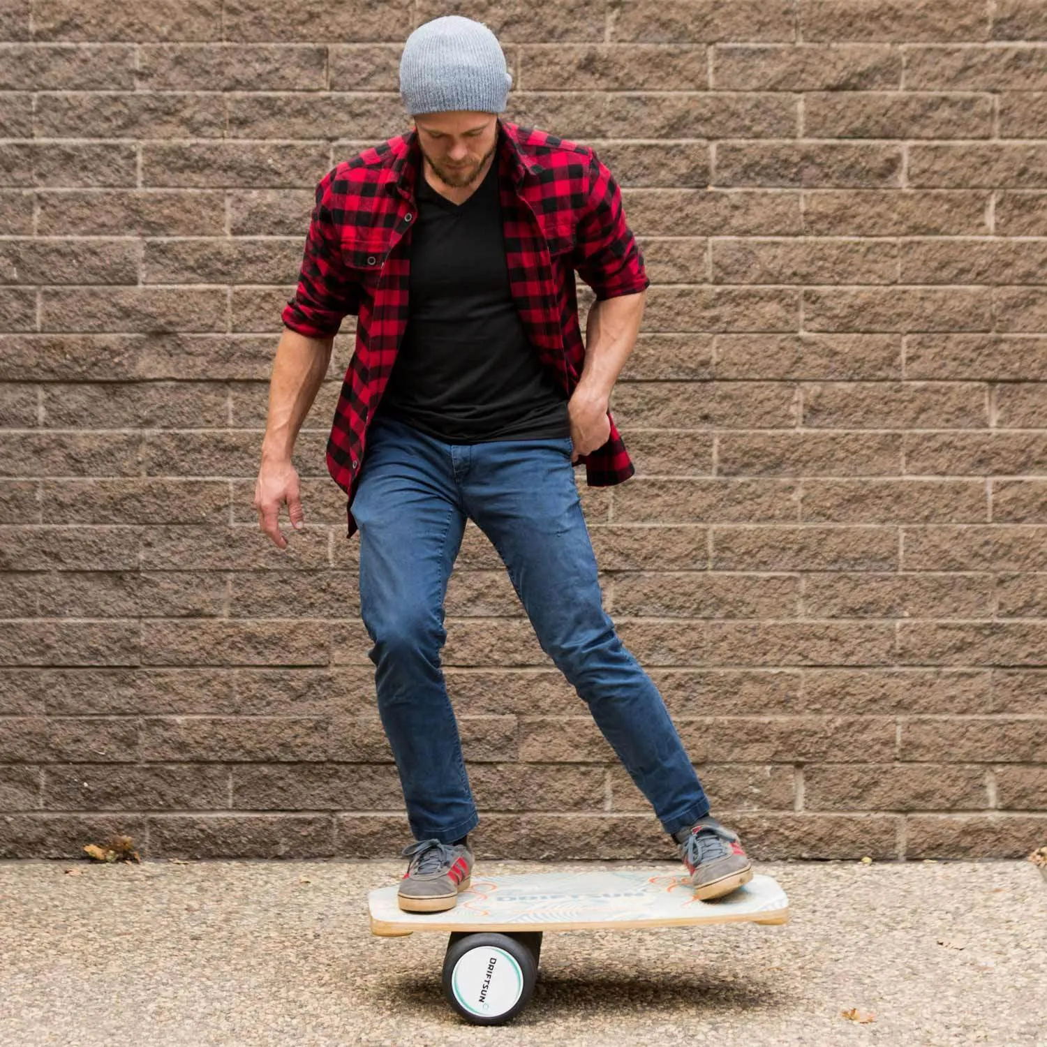 DriftSun Classic Balance Board Hardwood Balance Trainer with Roller