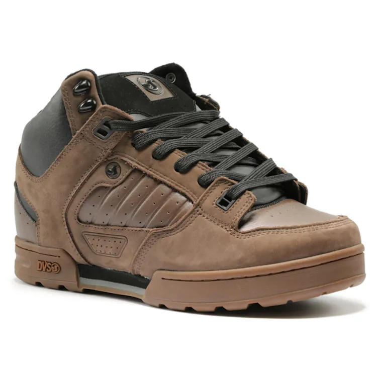 DVS Militia Boot Brown/Black/Nubuck Shoes