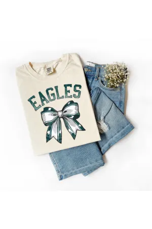 Eagles Bow Comfort Colors T-Shirt