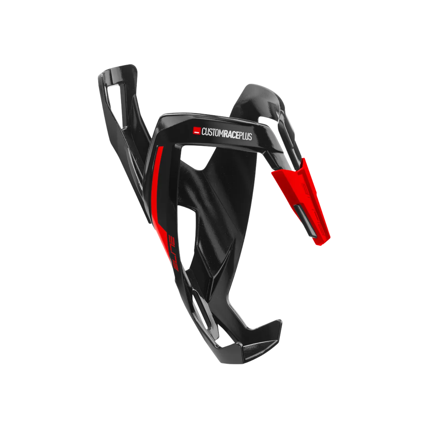 Elite Bottle Cage Custom Race - Black/Glossy Red