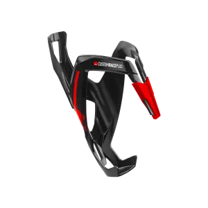 Elite Bottle Cage Custom Race - Black/Glossy Red