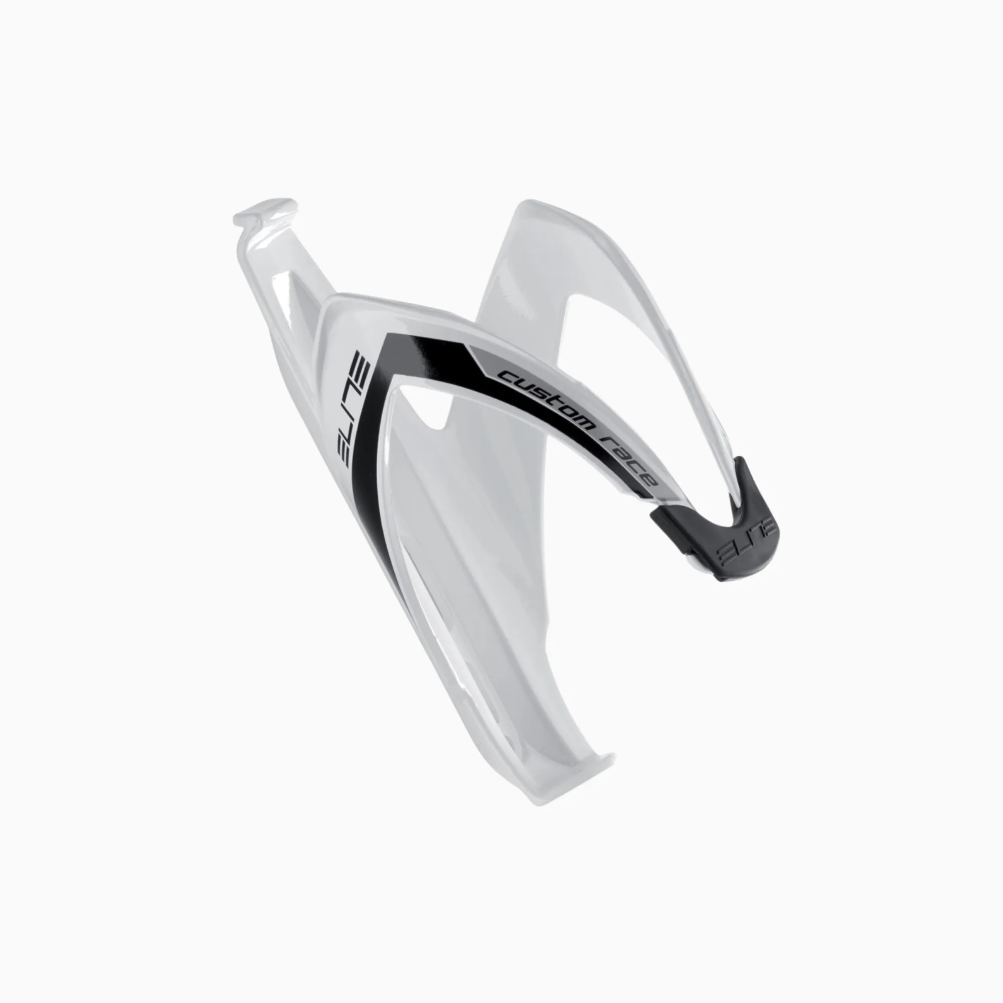 Elite Bottle Cage Custom Race - White/Black