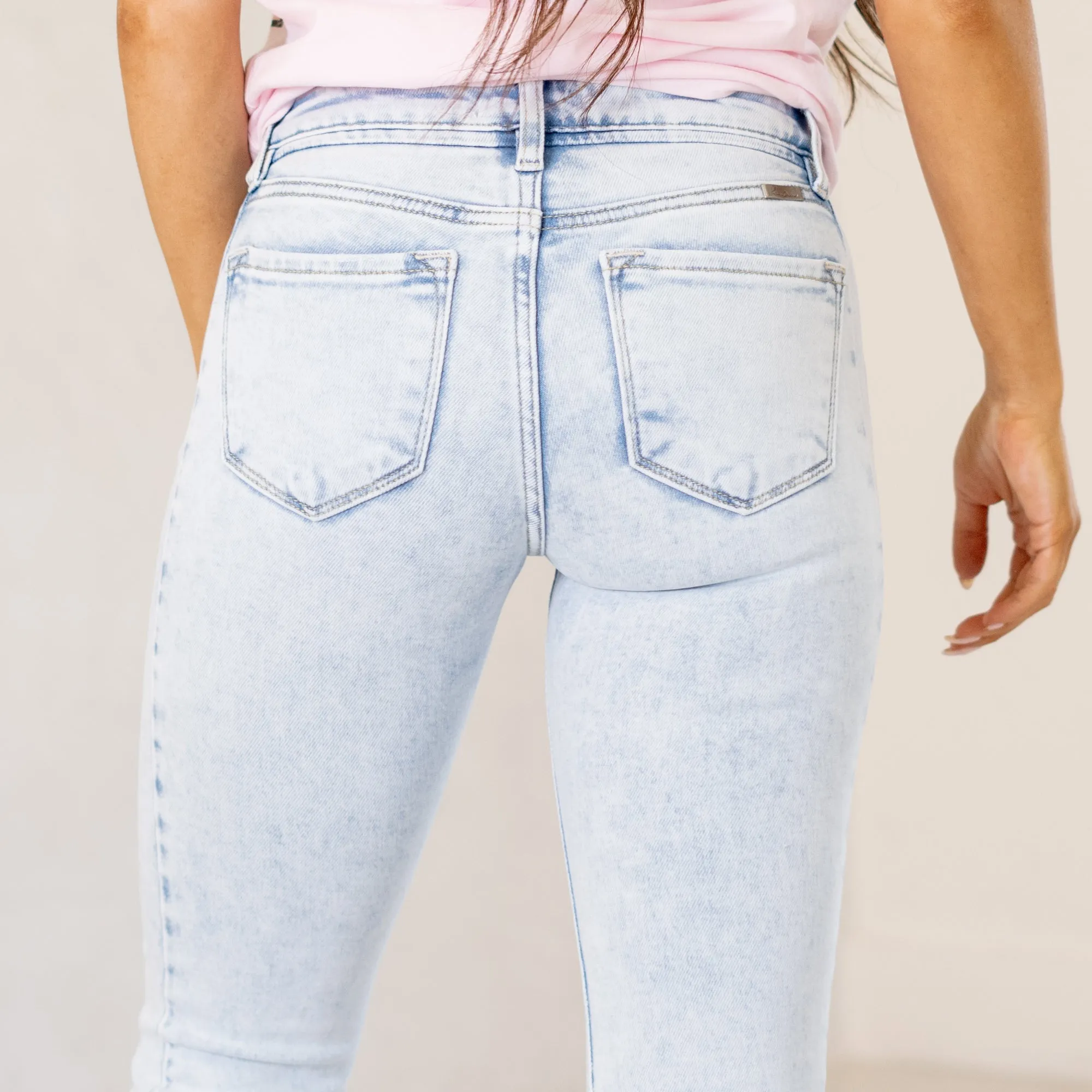 Elsie Mid Rise Cropped Flare