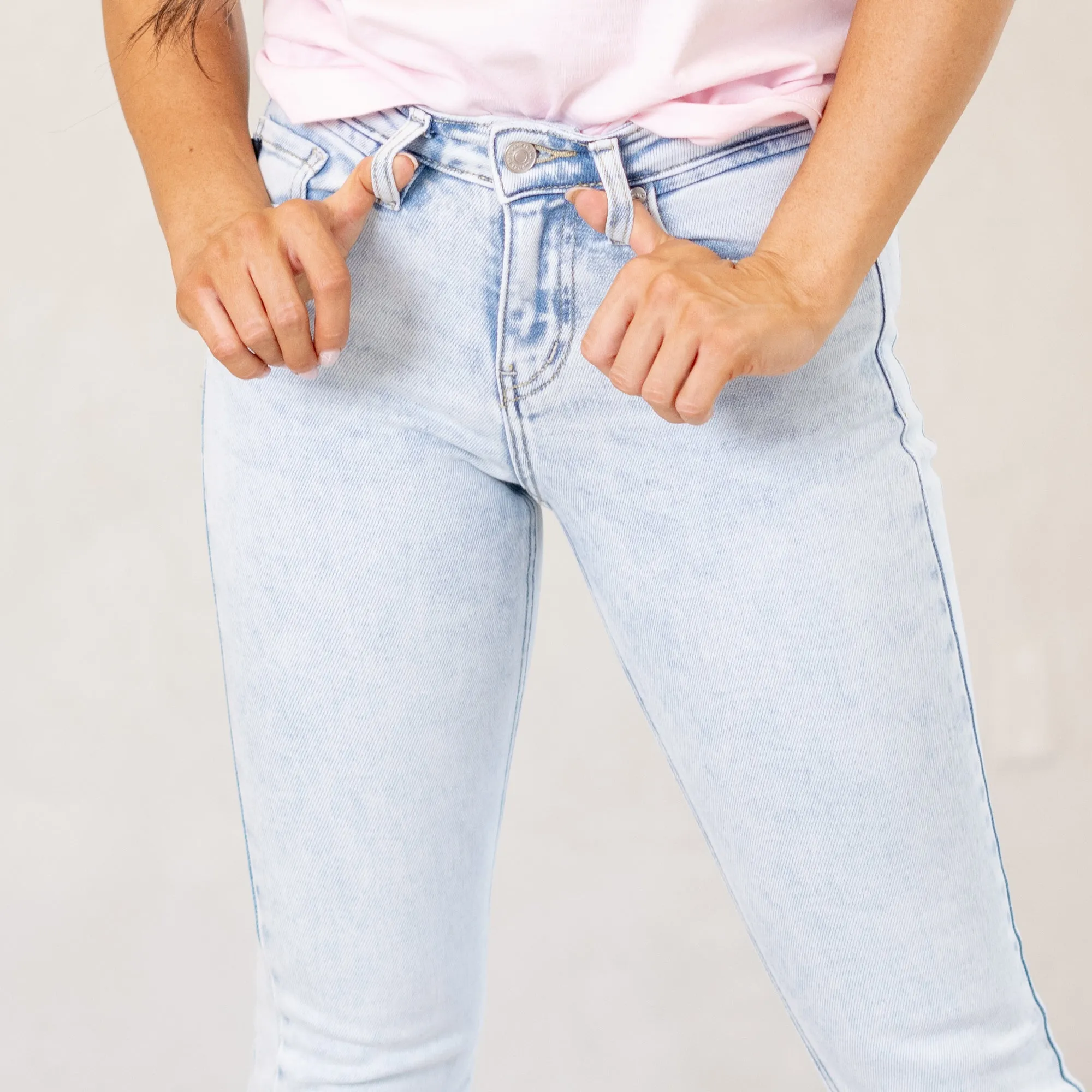 Elsie Mid Rise Cropped Flare