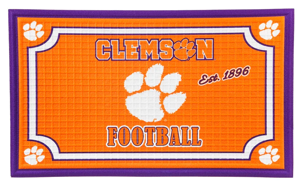 Embossed Door Mat-Clemson,41em912