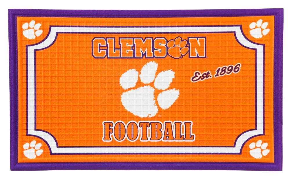 Embossed Door Mat-Clemson,41em912