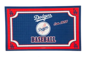 Embossed Door Mat-Los Angeles Dodgers,41em4213