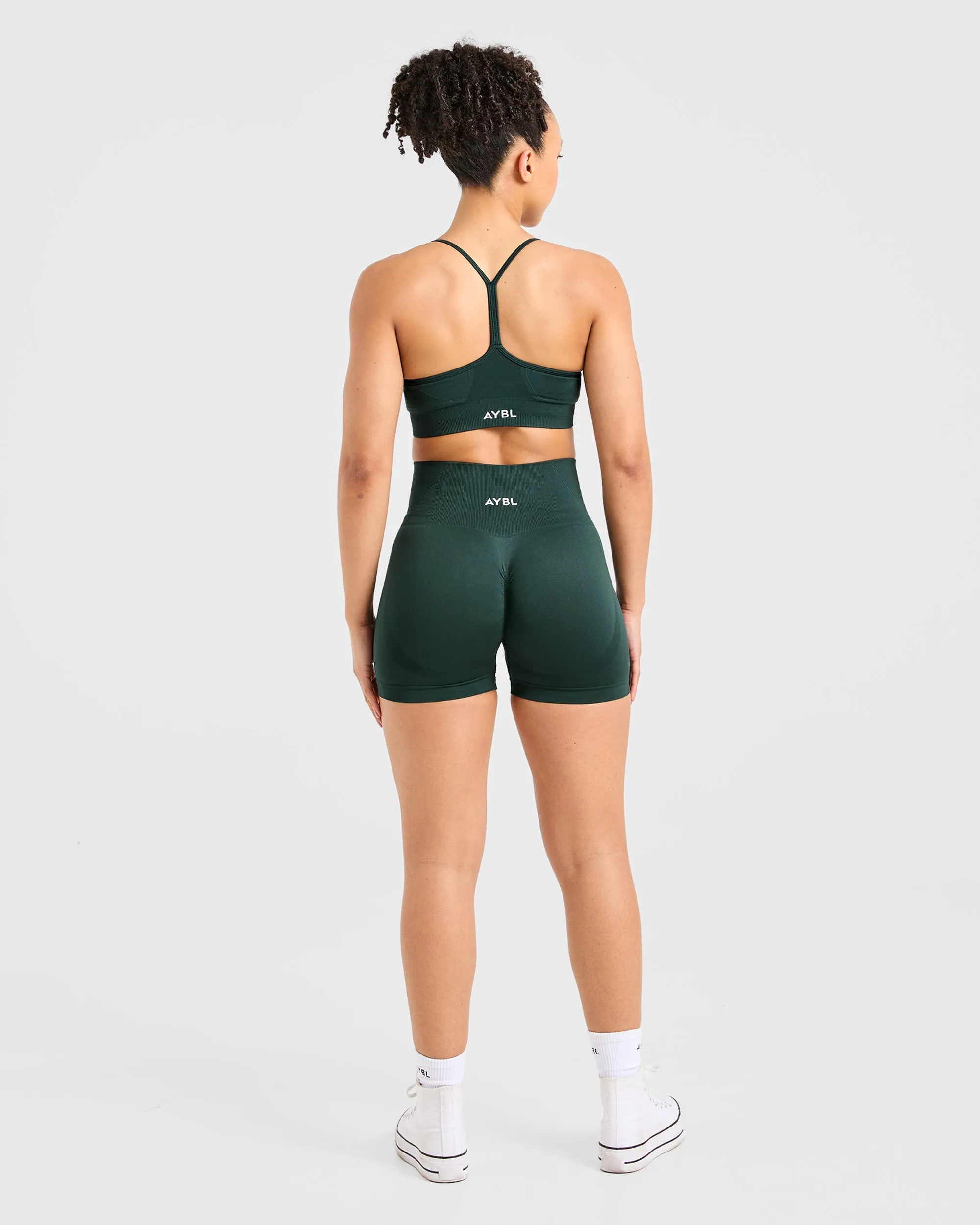 Empower Seamless Sports Bra - Dark Green