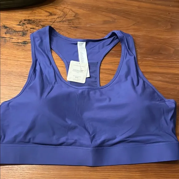 Fabletics On the Go Medium Impact Purple Sports Bra size 4X