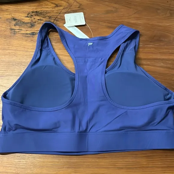 Fabletics On the Go Medium Impact Purple Sports Bra size 4X