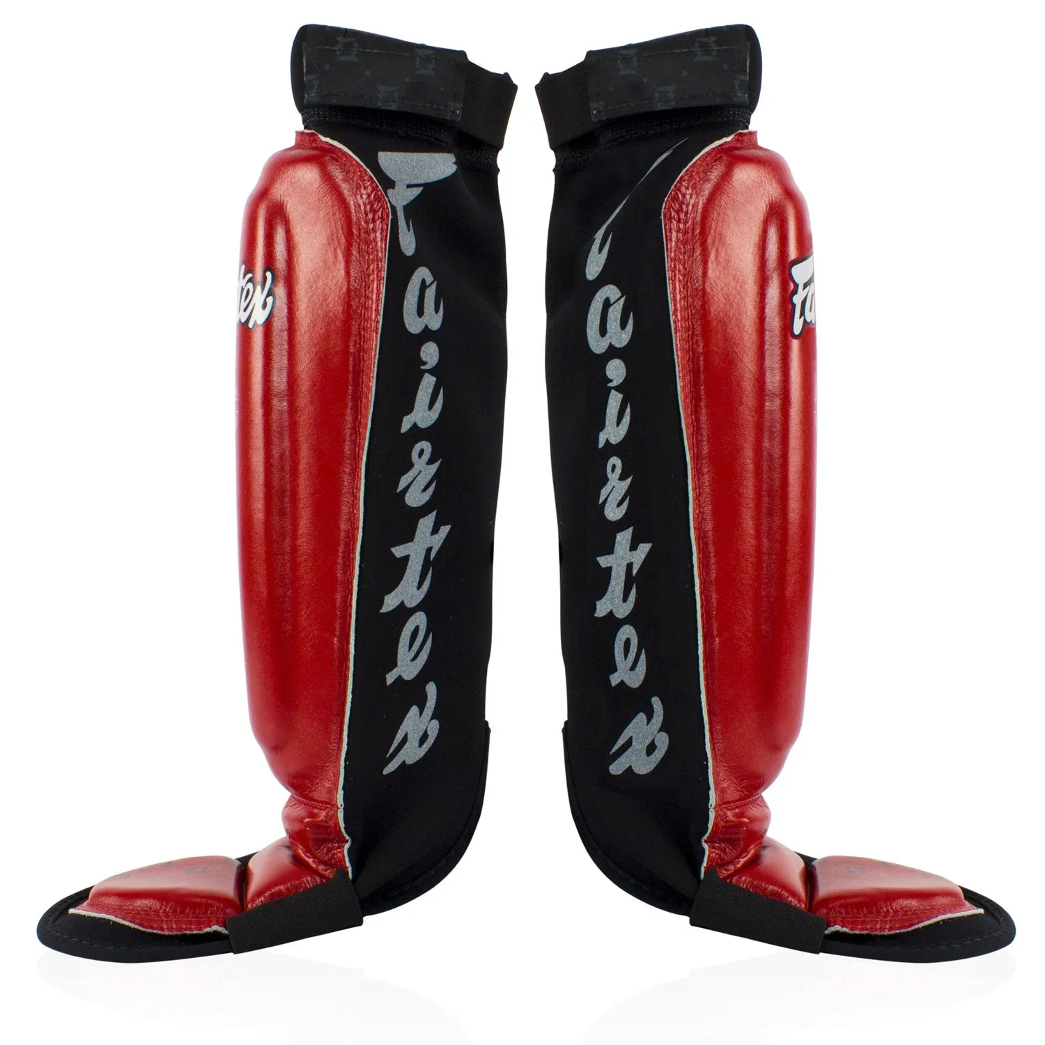 FAIRTEX MMA STYLE SHIN GUARDS-RED