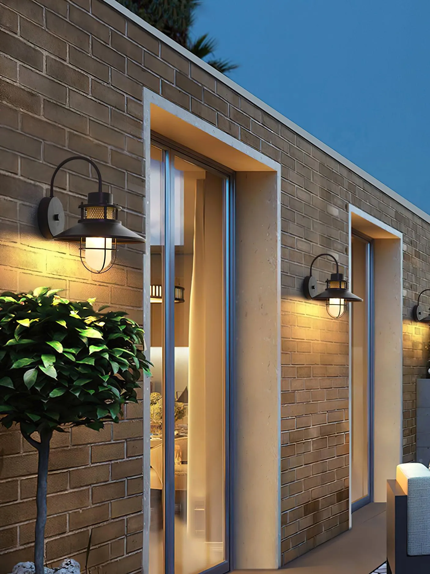 Felix Outdoor Wall Light – Industrial-Style Weatherproof LED Lantern (IP65)