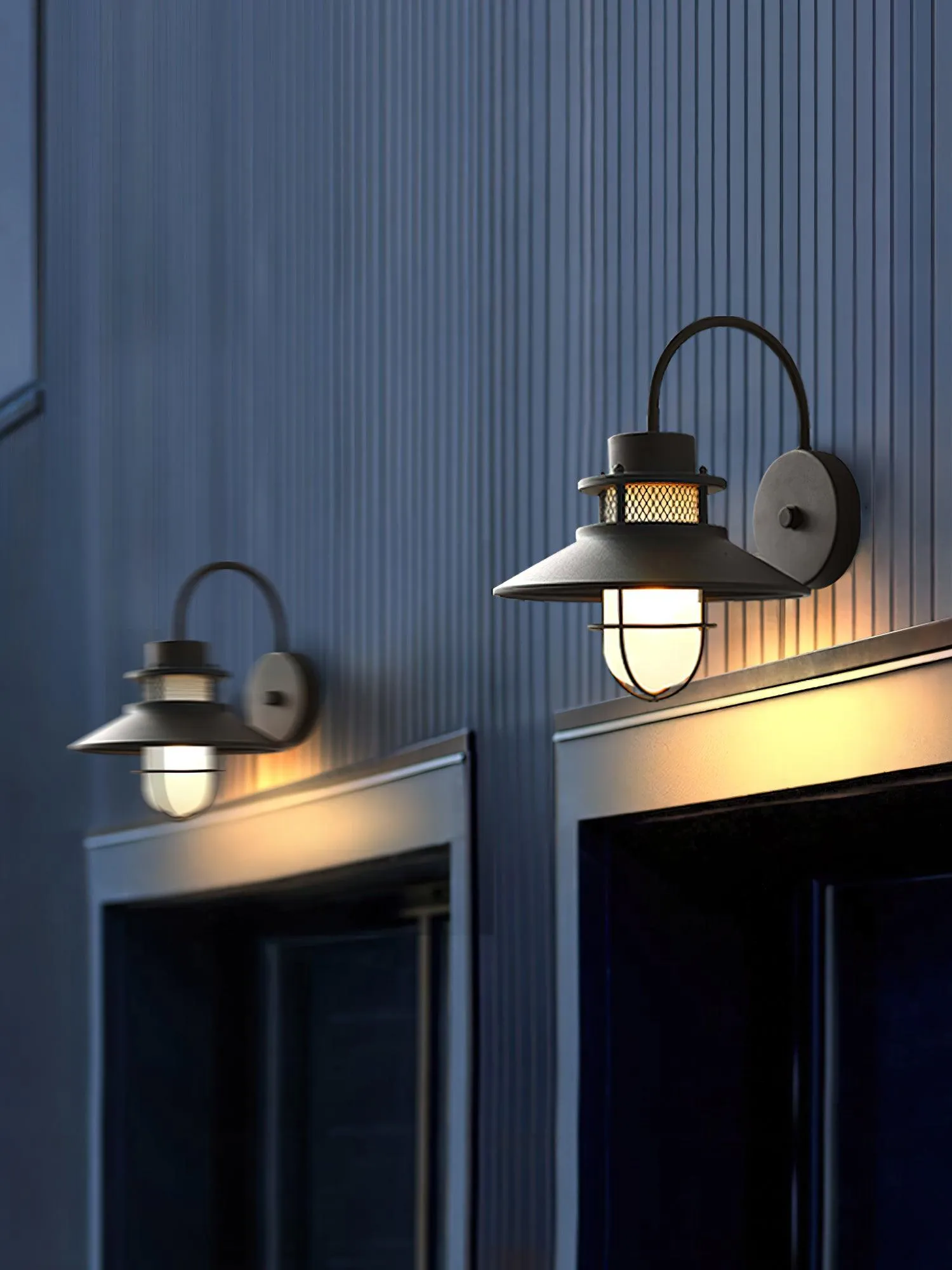 Felix Outdoor Wall Light – Industrial-Style Weatherproof LED Lantern (IP65)