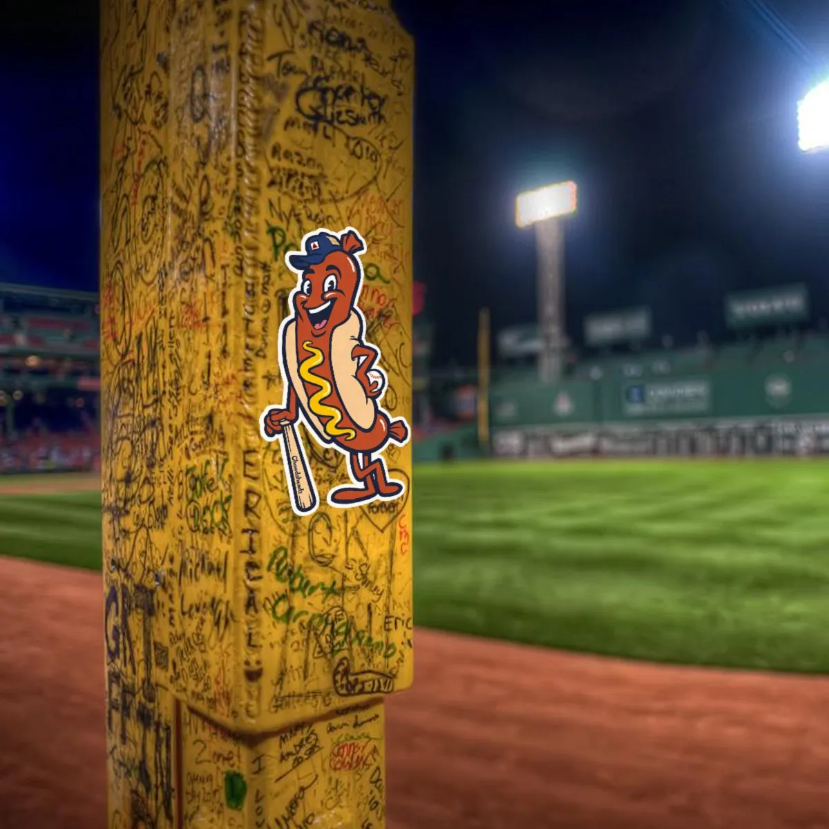 Fenway Frank Sticker