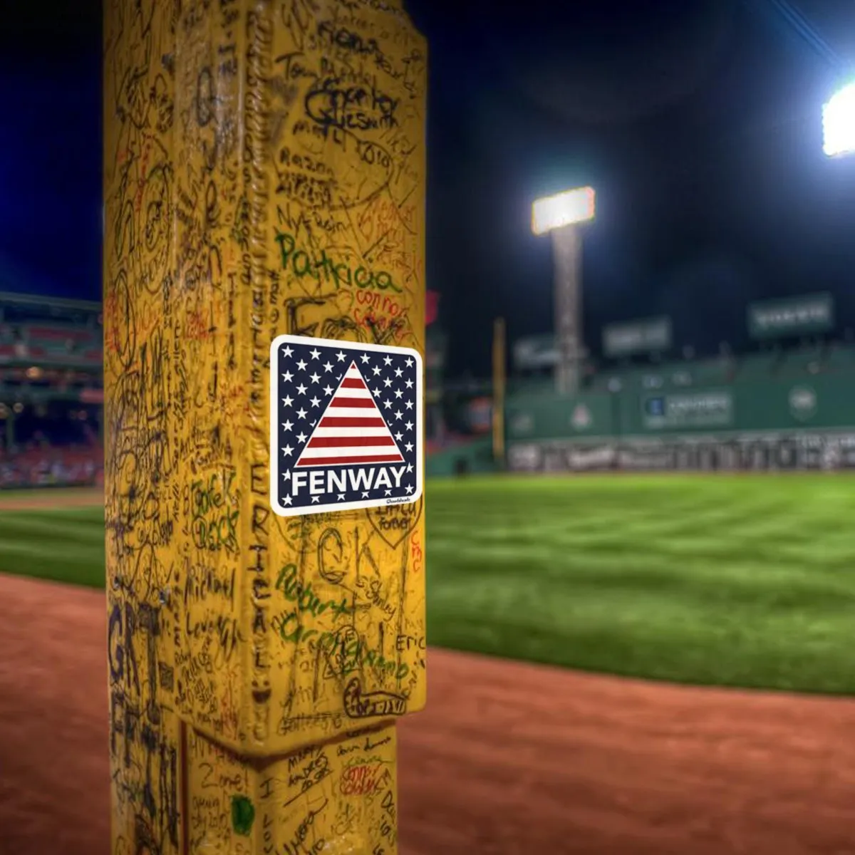 Fenway Stars & Stripes Sticker