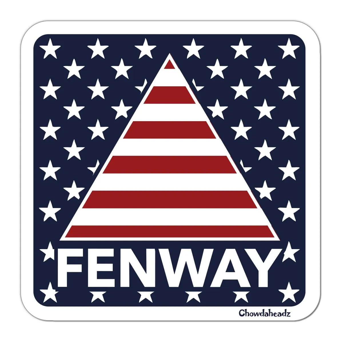 Fenway Stars & Stripes Sticker